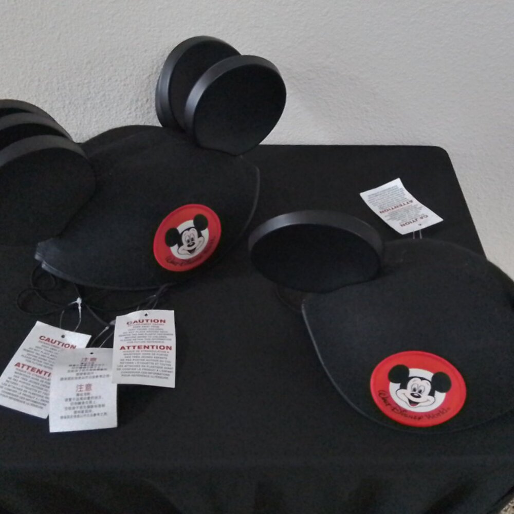 Four Pack of Adult Mickey Mouse Ears